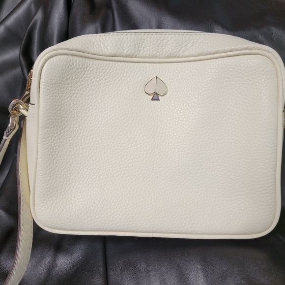 Kate Spade white textured crossbody bag - Picture 1 of 9